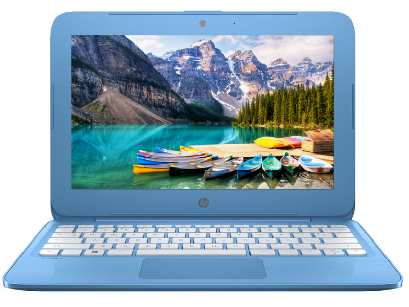 blue hp laptop
